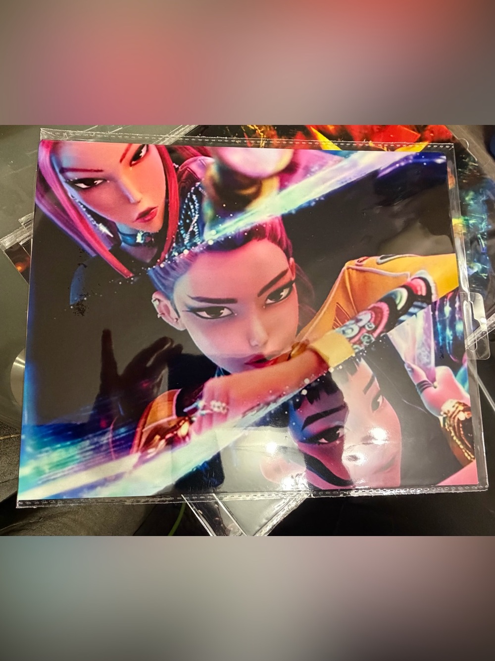 K Pop Demon Hunter Huntrix 8x10” Tin Sign
